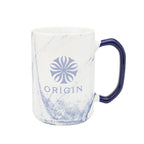 Ceramic Mug with Marble Finish, 15 oz - Laser