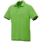 Cerrado Performance Polo with Contrast Details for Men Debossing - Apple/Grey Storm - Flat