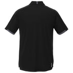 Cerrado Performance Polo with Contrast Details for Men Debossing - Black/Grey Storm - Back Flat