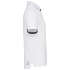 Cerrado Performance Polo with Contrast Details for Men Debossing - White/Grey Storm - Right Side