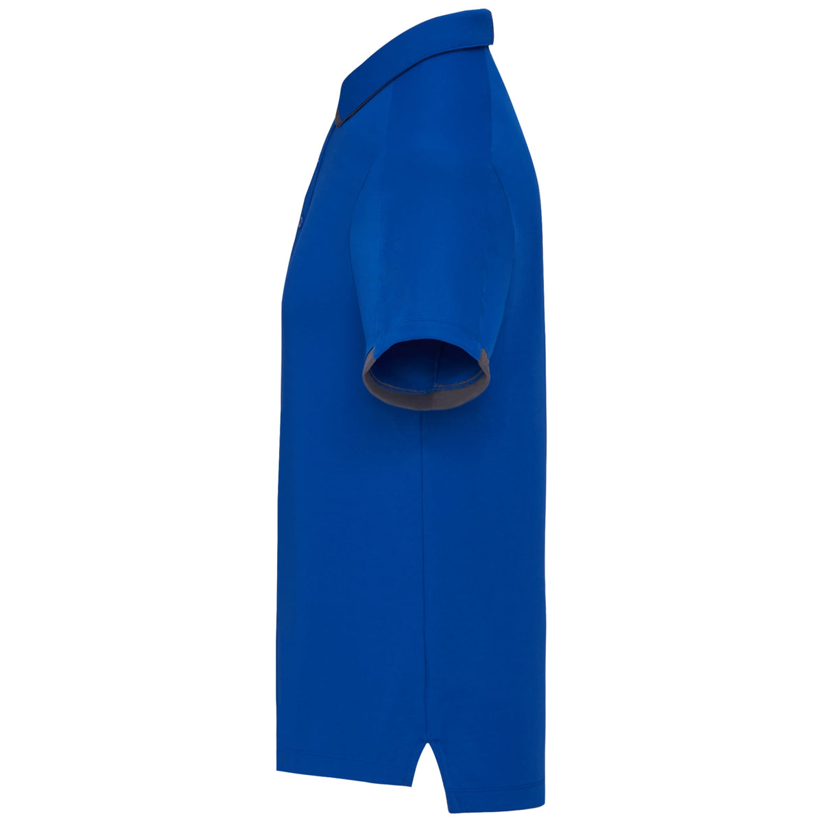 Cerrado Performance Polo with Contrast Details for Men Transfer - New Royal/Grey Storm - Left Side