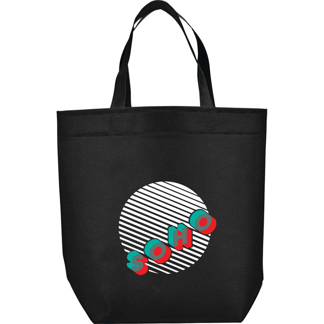 Challenger Heat-Sealed Shopper Tote, 13.5 x 15 Inches Full Color
