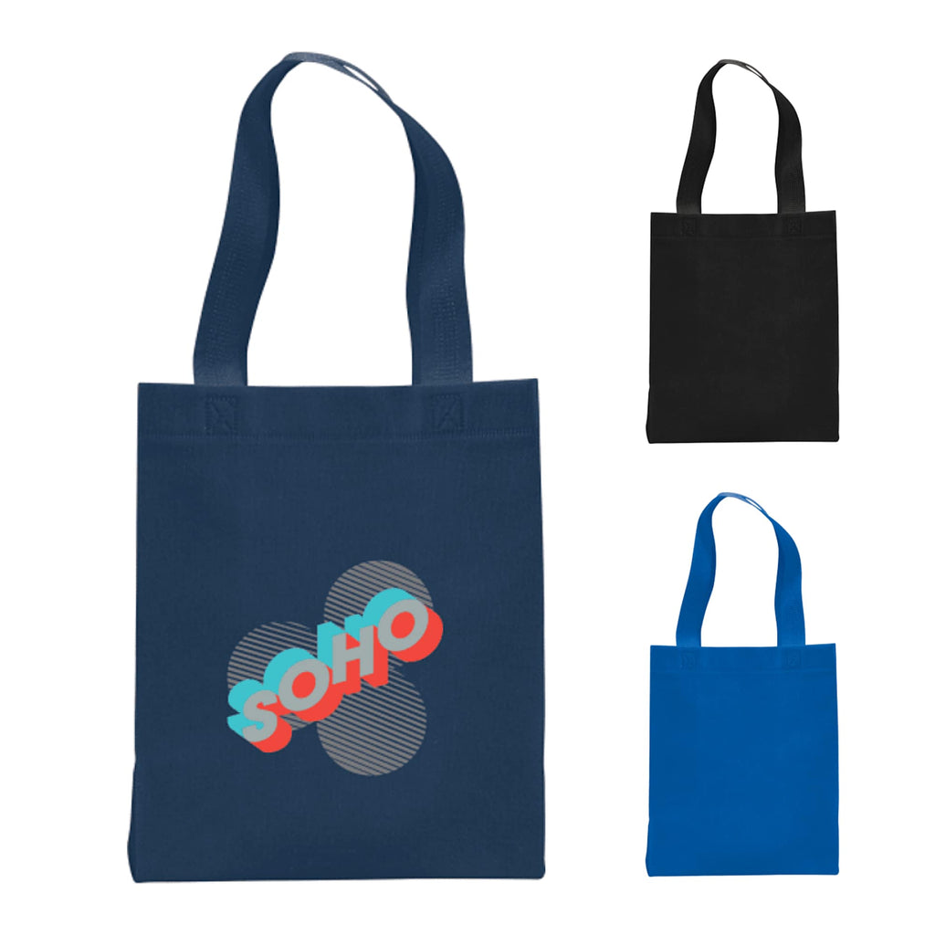 Challenger Mini Heat-Sealed Tote Full Color - Navy - Front Group