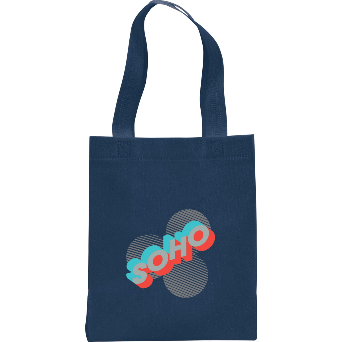 Challenger Mini Heat-Sealed Tote - Navy - Front