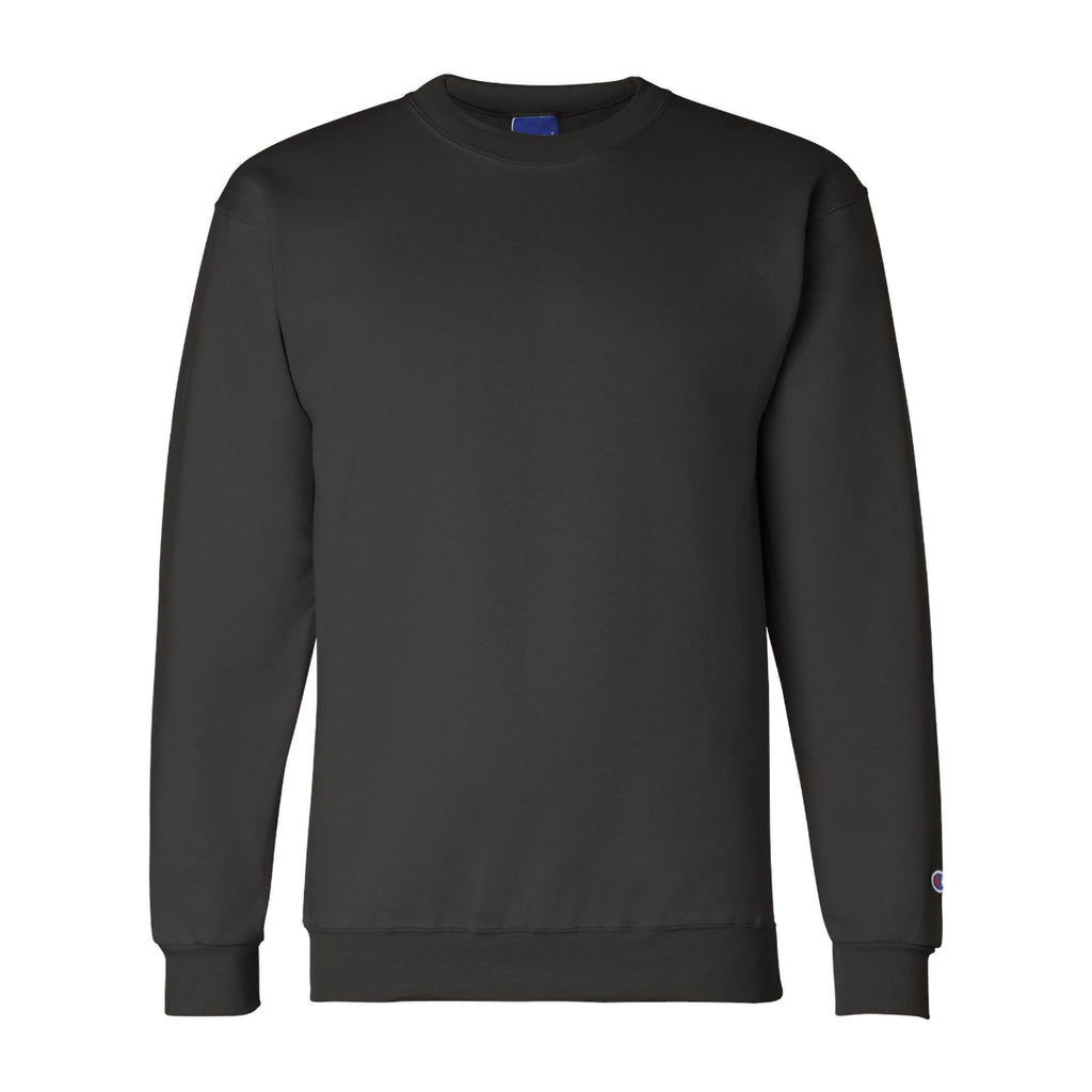 Champion Crewneck Sweatshirt, Double Dry Eco - Black