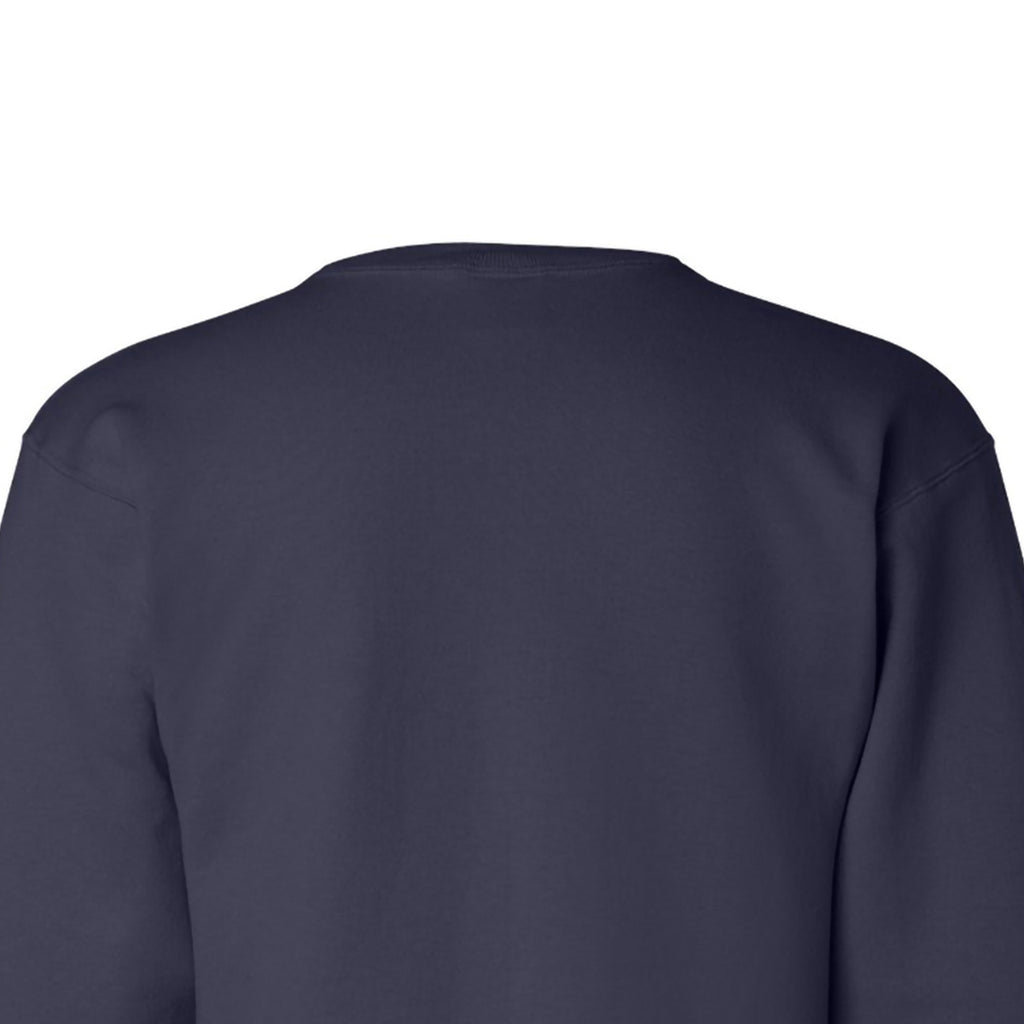 Champion Crewneck Sweatshirt, Double Dry Eco - Navy - back_zoom
