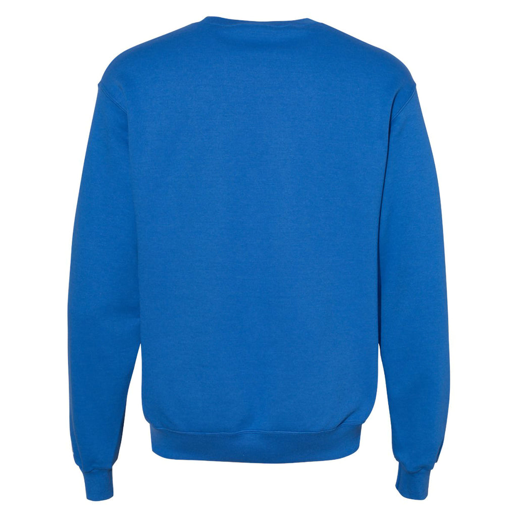Champion Crewneck Sweatshirt, Double Dry Eco - Royal - back