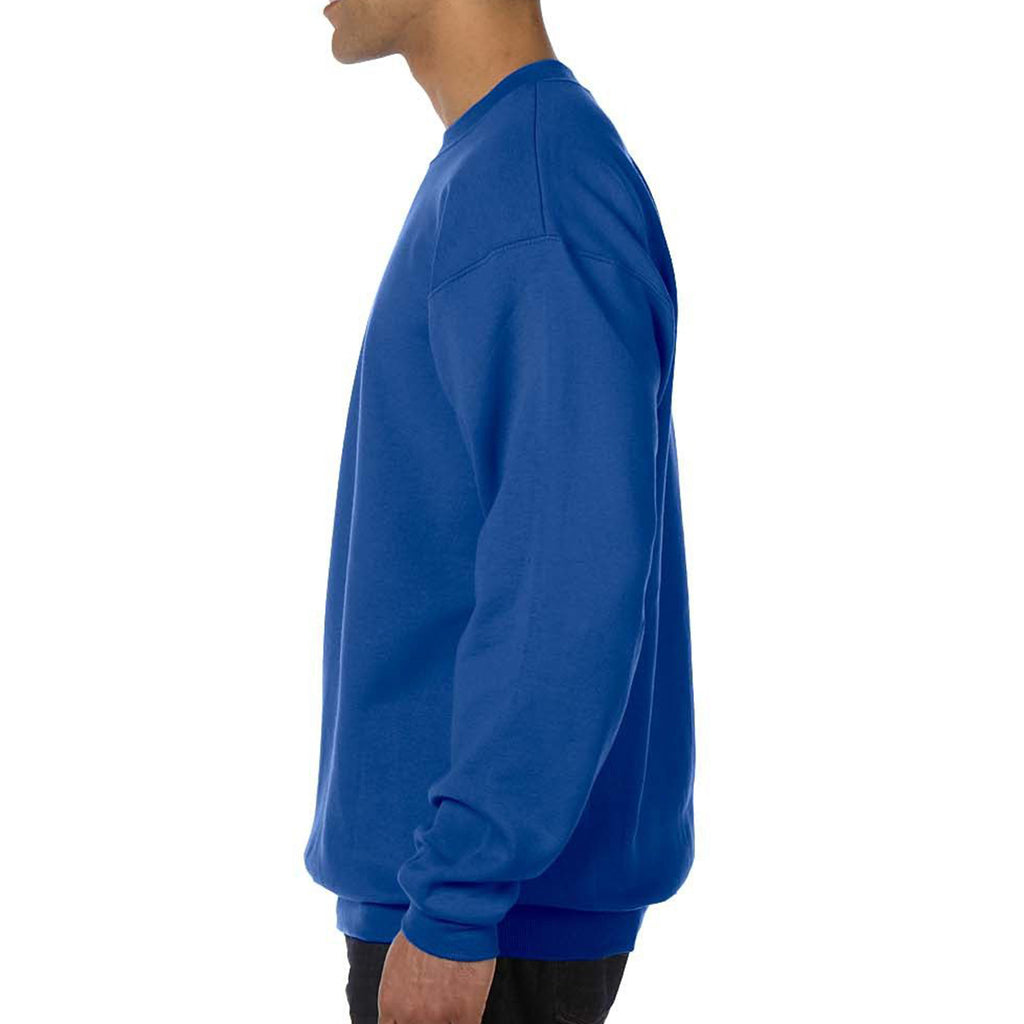 Champion Crewneck Sweatshirt, Double Dry Eco - Royal - left_side