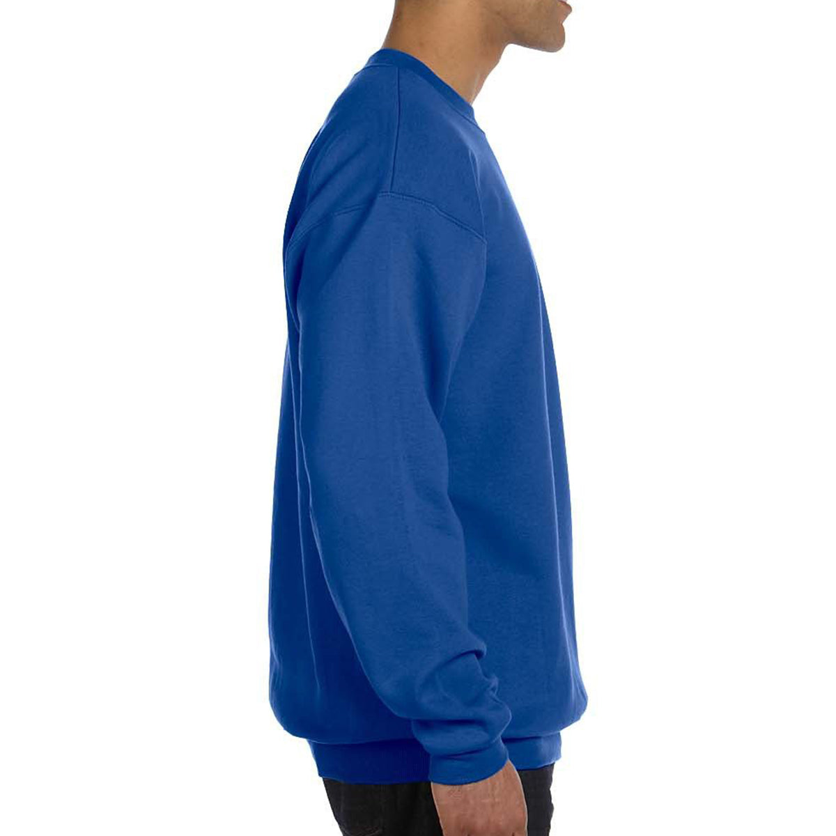 Champion Crewneck Sweatshirt, Double Dry Eco - Royal - right_side