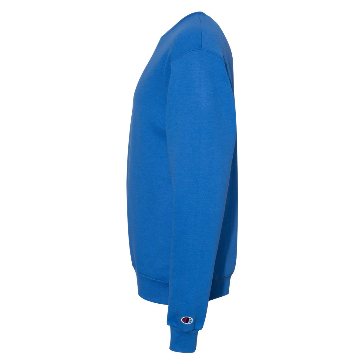 Champion Crewneck Sweatshirt, Double Dry Eco - Royal - sleeve
