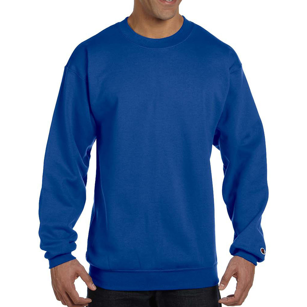 Champion Crewneck Sweatshirt, Double Dry Eco - Royal