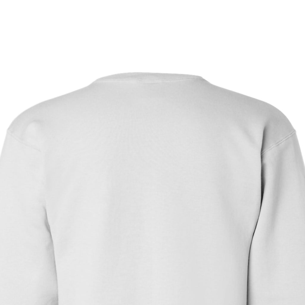Champion Crewneck Sweatshirt, Double Dry Eco - White - back_zoom