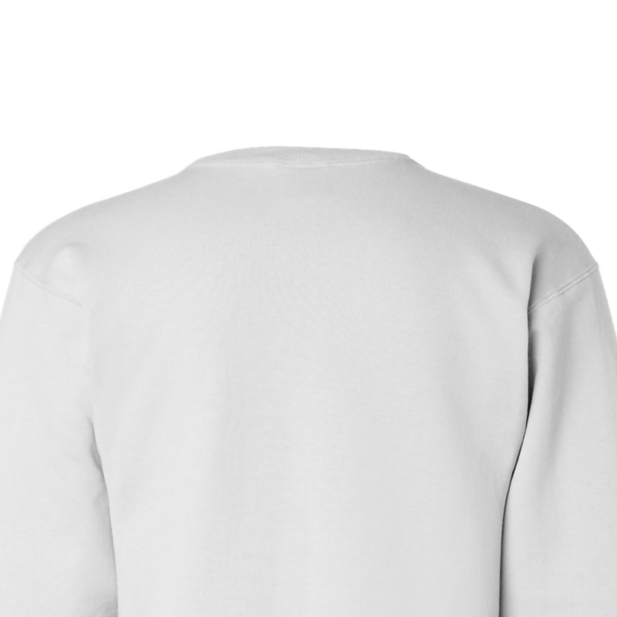 Champion Crewneck Sweatshirt, Double Dry Eco - White - back_zoom