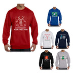 Champion Double Dry Eco Ugly Sweater Crewneck - Champion® Double Dry Eco® Crewneck "Ugly Sweater" Sweatshirt