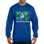 Champion Double Dry Eco Ugly Sweater Crewneck - Royal Blue - Snowman