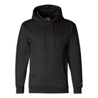 Champion Pullover Hooded Sweatshirt, Double Dry Eco - Black - front