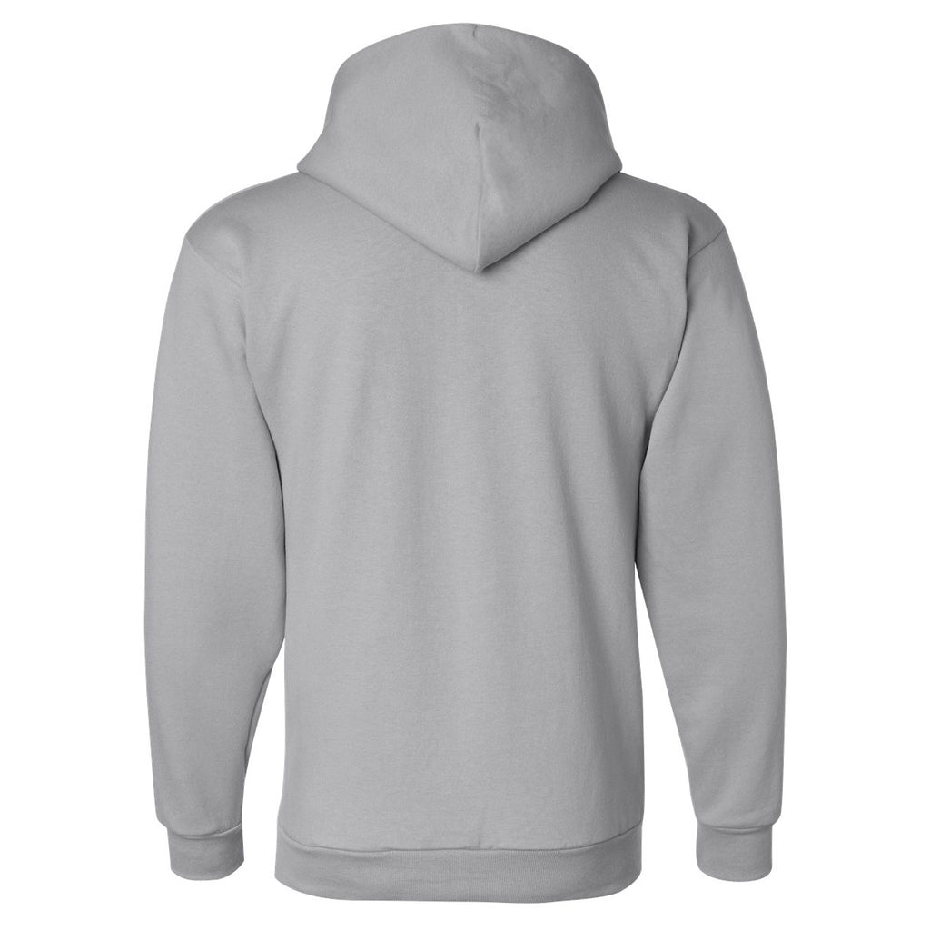 Champion Pullover Hooded Sweatshirt, Double Dry Eco - Light Steel - Back
