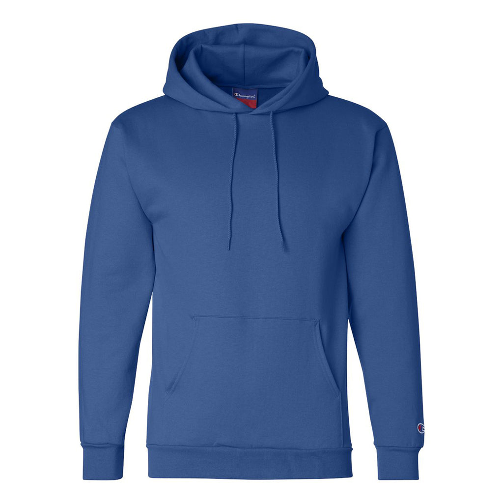 Champion Pullover Hooded Sweatshirt, Double Dry Eco - Royal