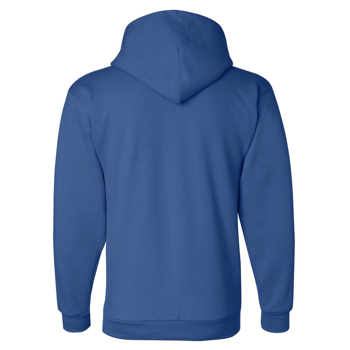 Champion Pullover Hooded Sweatshirt, Double Dry Eco - Royal - Back