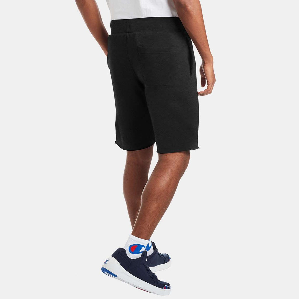 Champion Unisex Reverse Weave® Shorts - Black - On Model Back