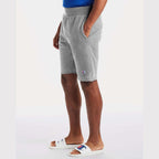 Champion Unisex Reverse Weave® Shorts - Oxford Grey - On Model Side