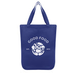 Chandler Cotton Tote Bag, 12 oz - Royal Blue - Silk Screen