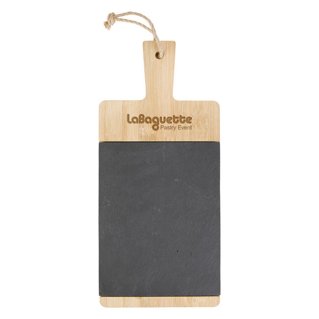 Charcuterie Cutting Board in Bamboo and Slate