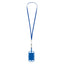 Charging Cable Lanyard with Phone Holder and Wallet - Blue - Back