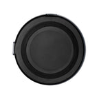 Charging Cord and Adapter Set in a Wireless Charging Case - Black - Back
