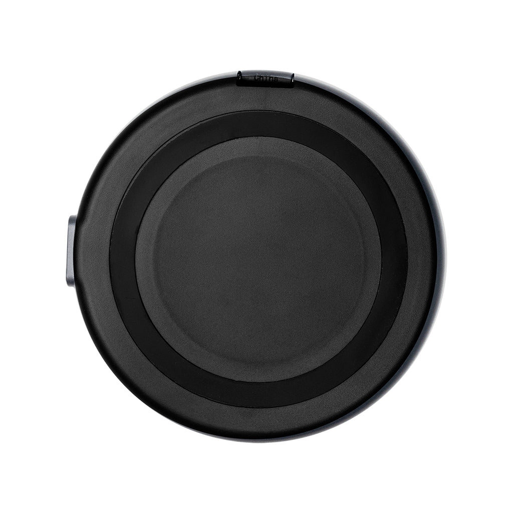 Charging Cord and Adapter Set in a Wireless Charging Case - Black - Back