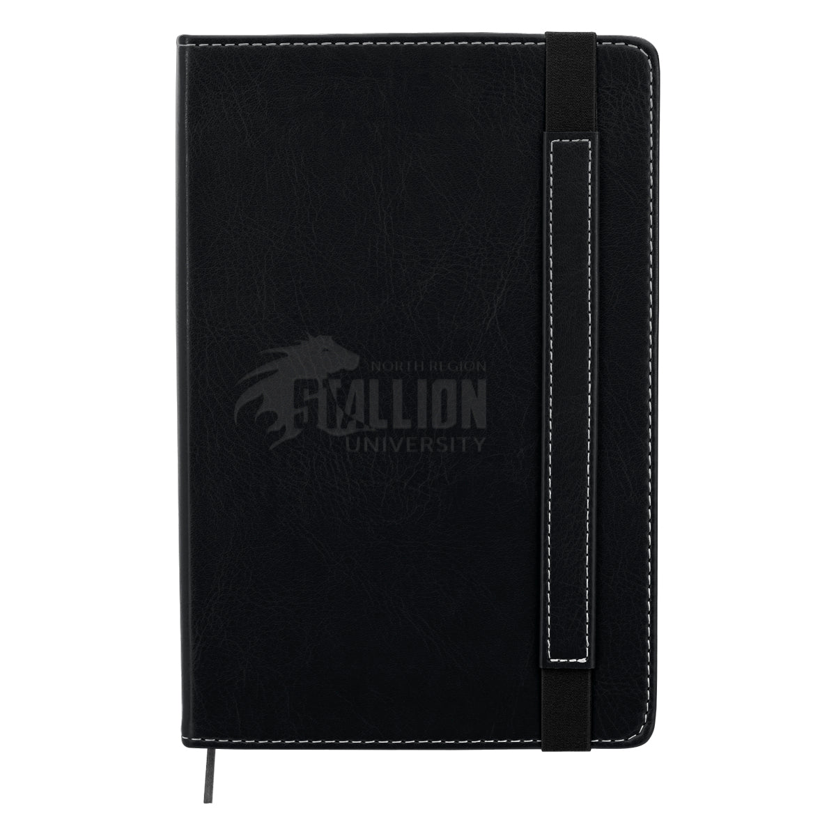 Charlotte Notebook Journal - Black - Debossing