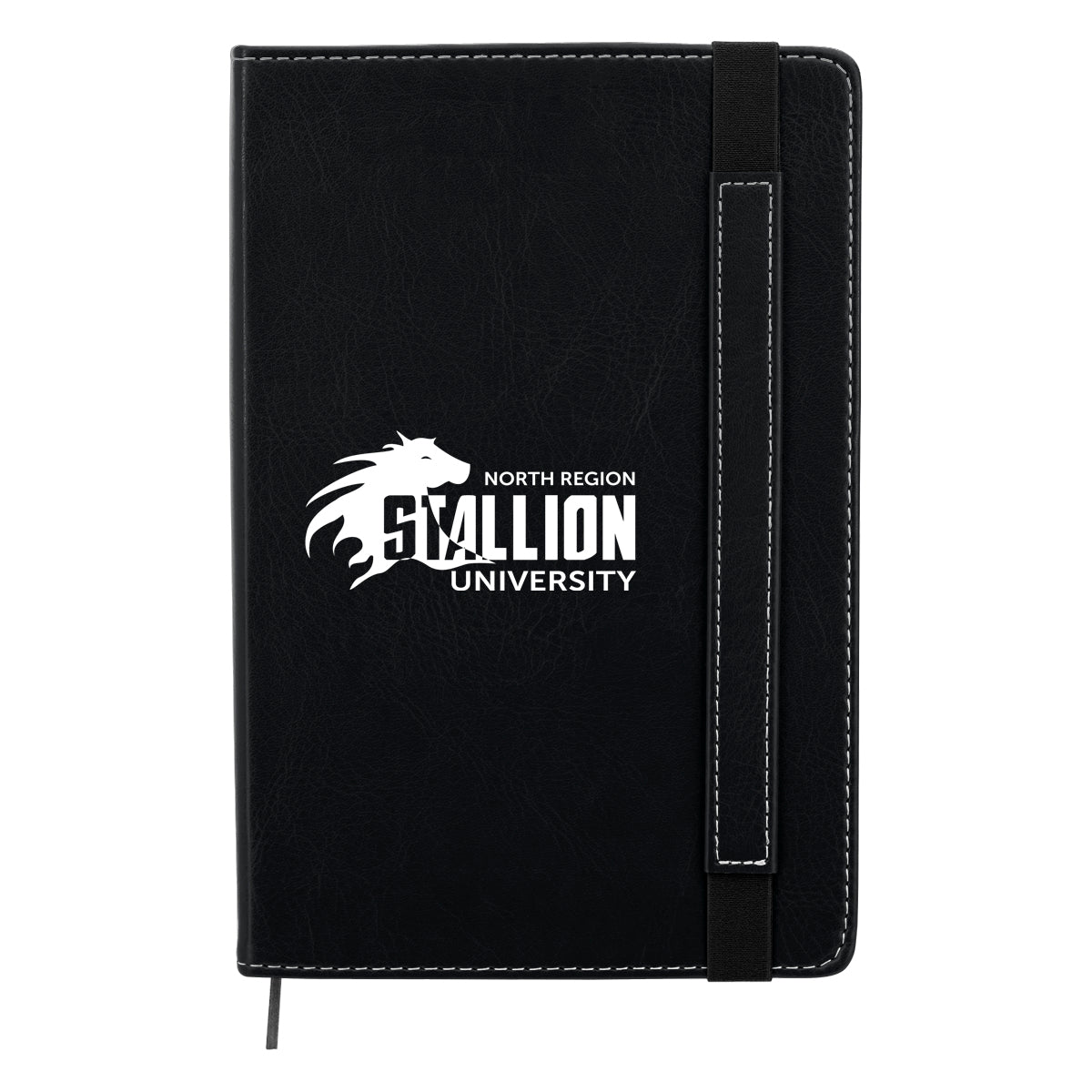 Charlotte Notebook Journal - Black - Silk Screen