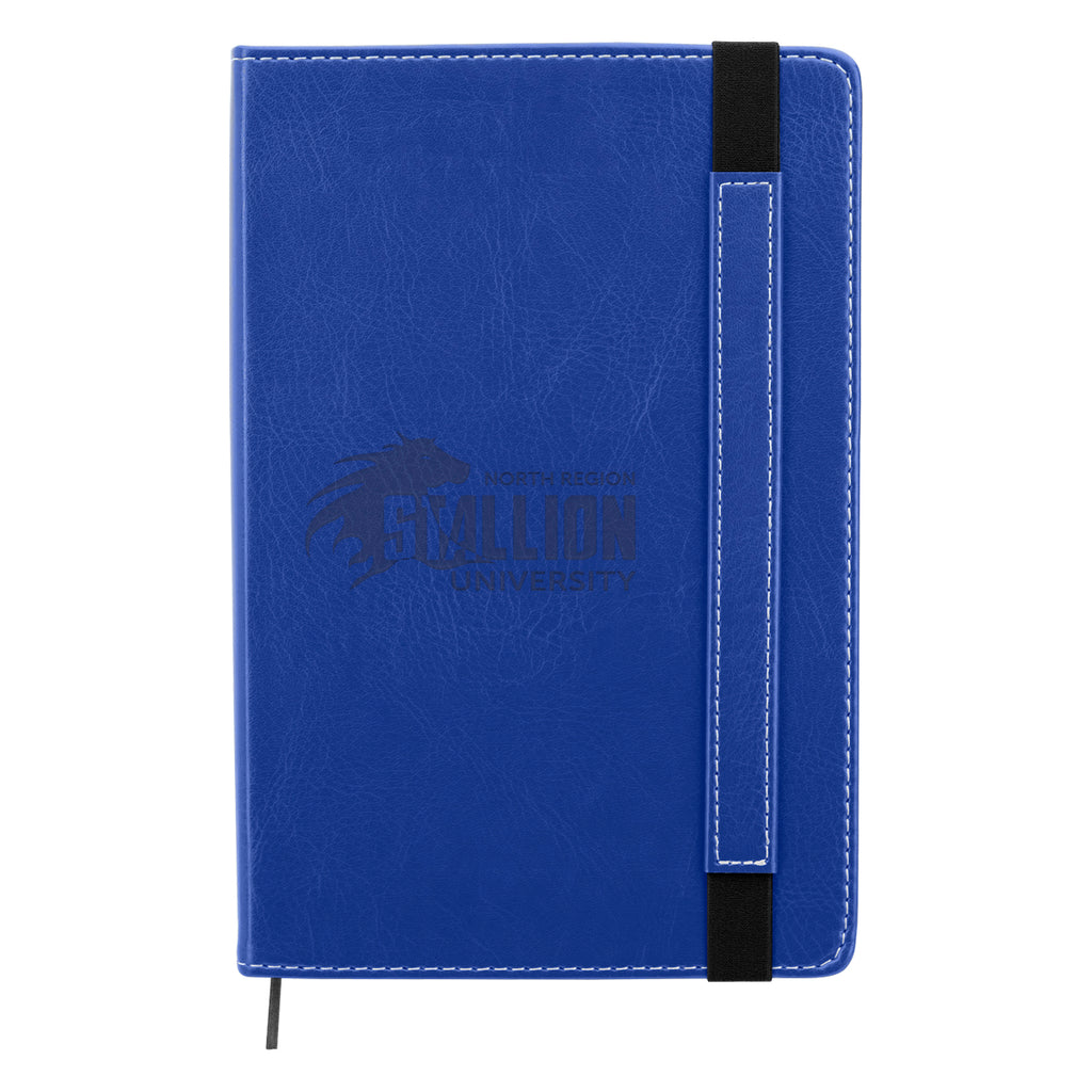 Charlotte Notebook Journal - Blue - Debossing