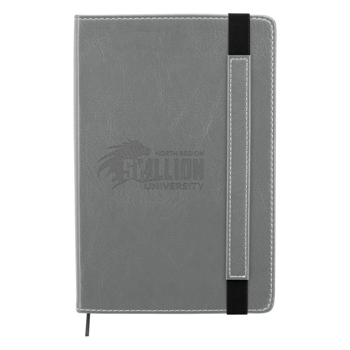Charlotte Notebook Journal - Gray - Debossing