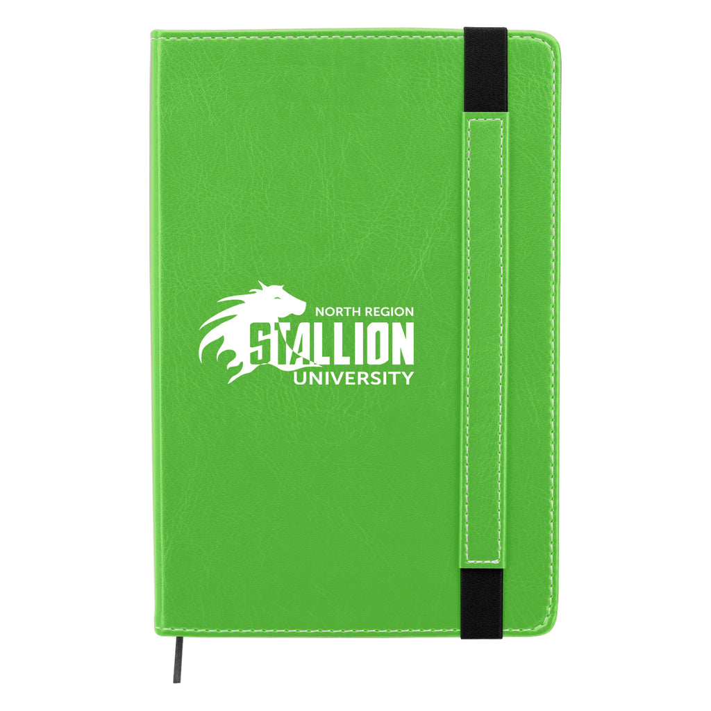 Charlotte Notebook Journal - Lime Green - Silk Screen