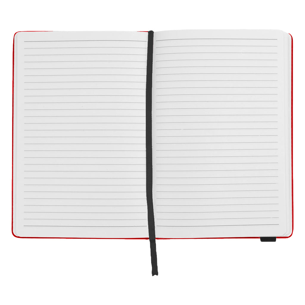 Charlotte Notebook Journal - Red - Open_Blank