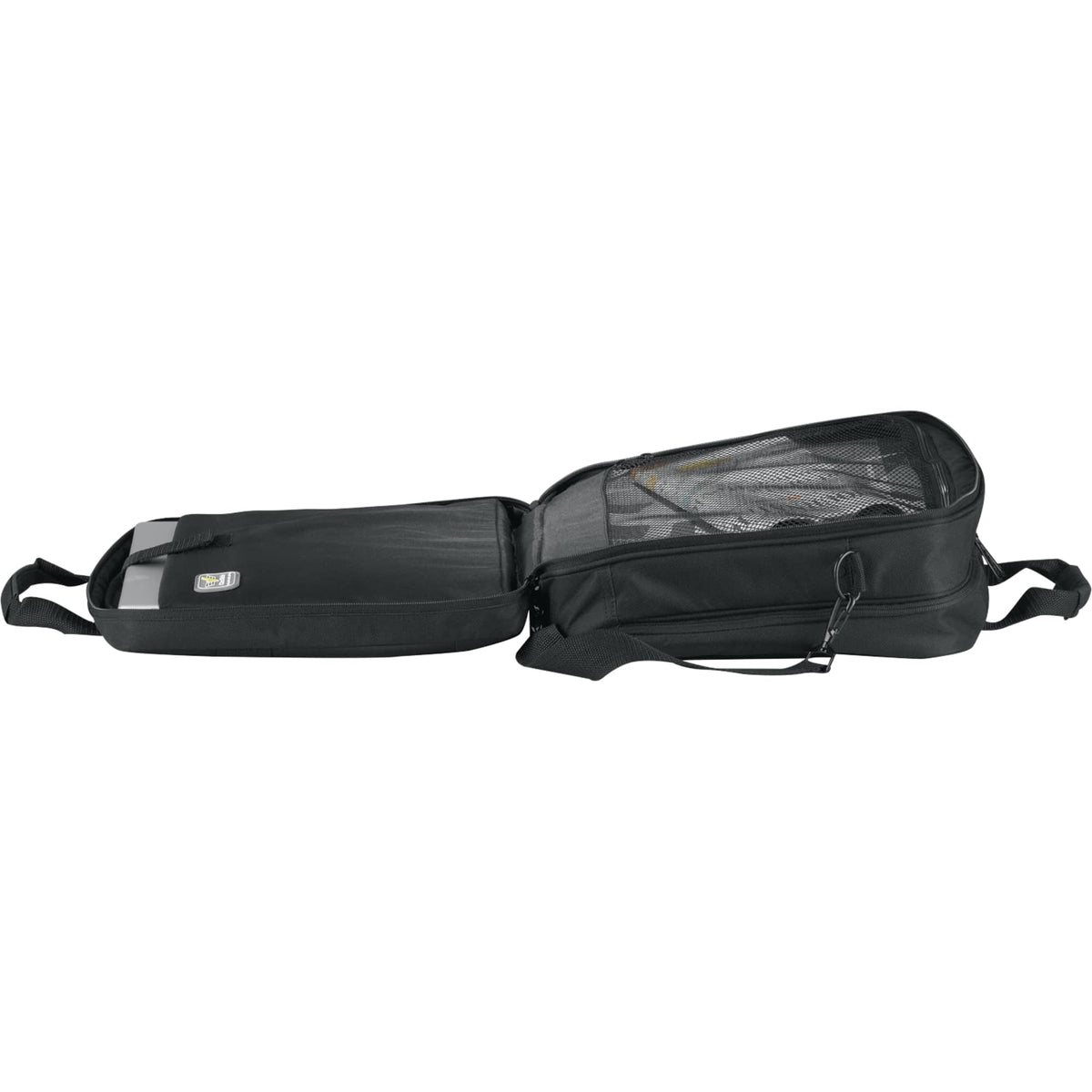 CheckMate TSA Computer Briefcase for 15 Inch Laptops Embroidery - Black - Photo 2