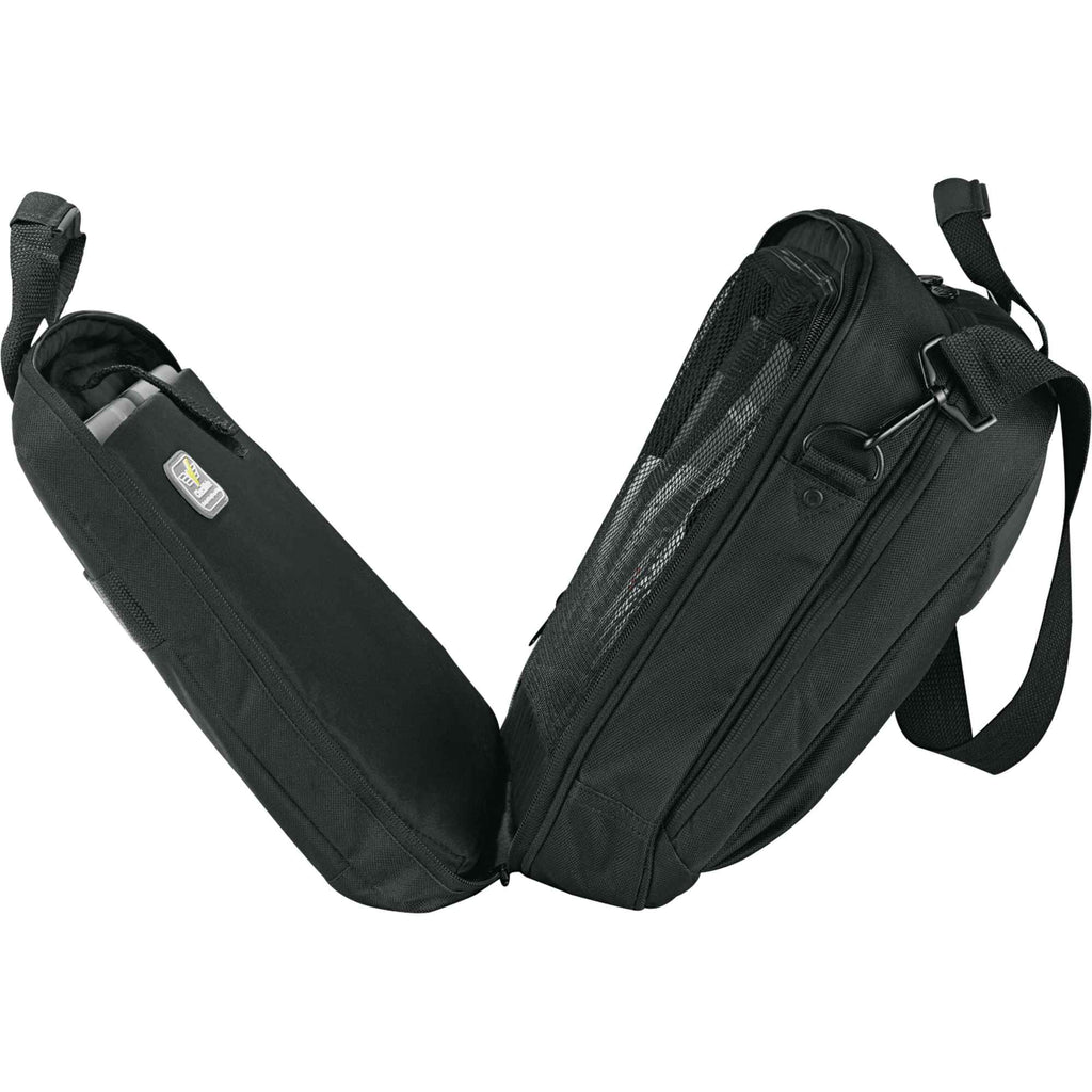 CheckMate TSA Computer Briefcase for 15 Inch Laptops Embroidery - Black - Photo 3
