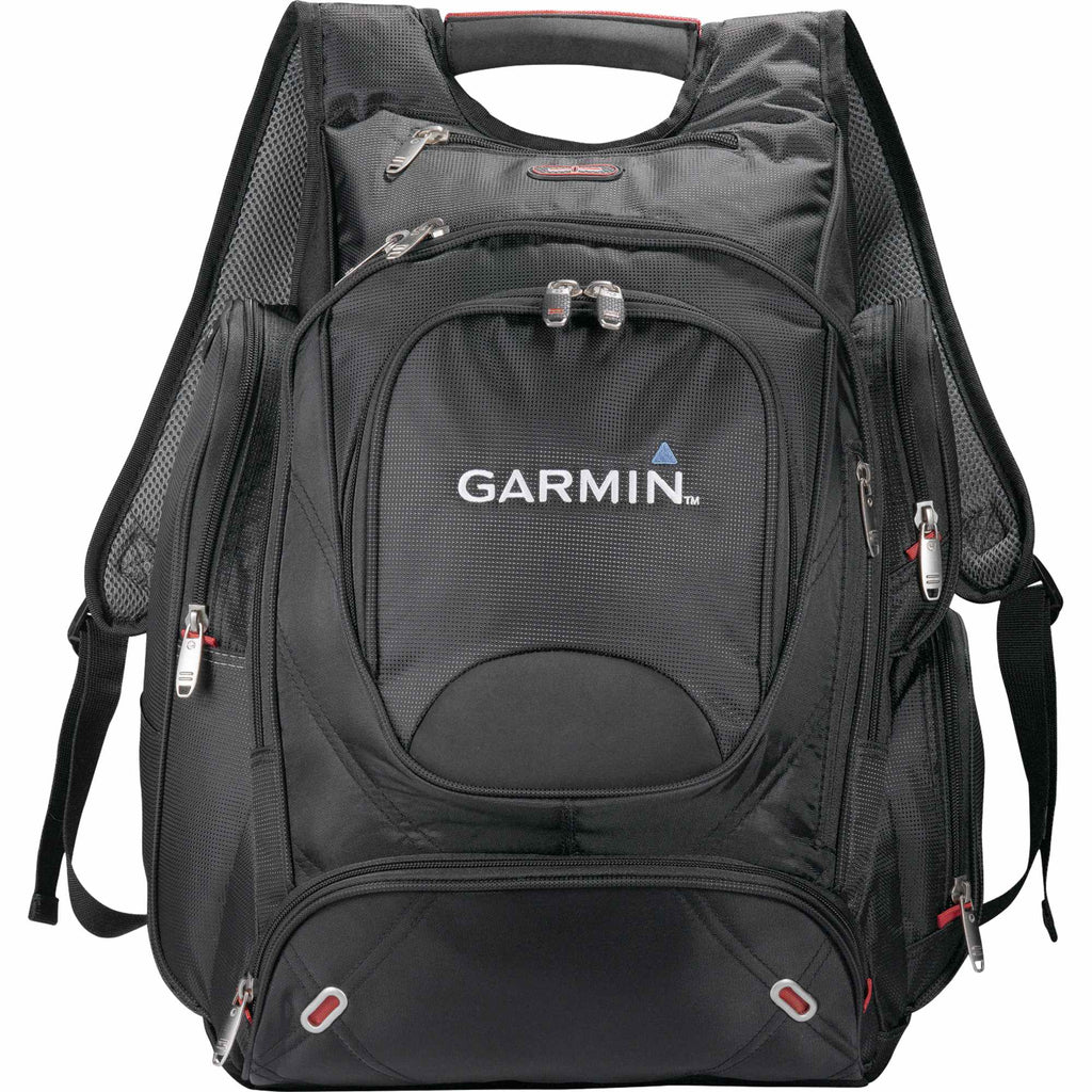 Checkpoint Friendly Laptop Backpack with File Divider, 17 Inch Transfer - Black - Front 2