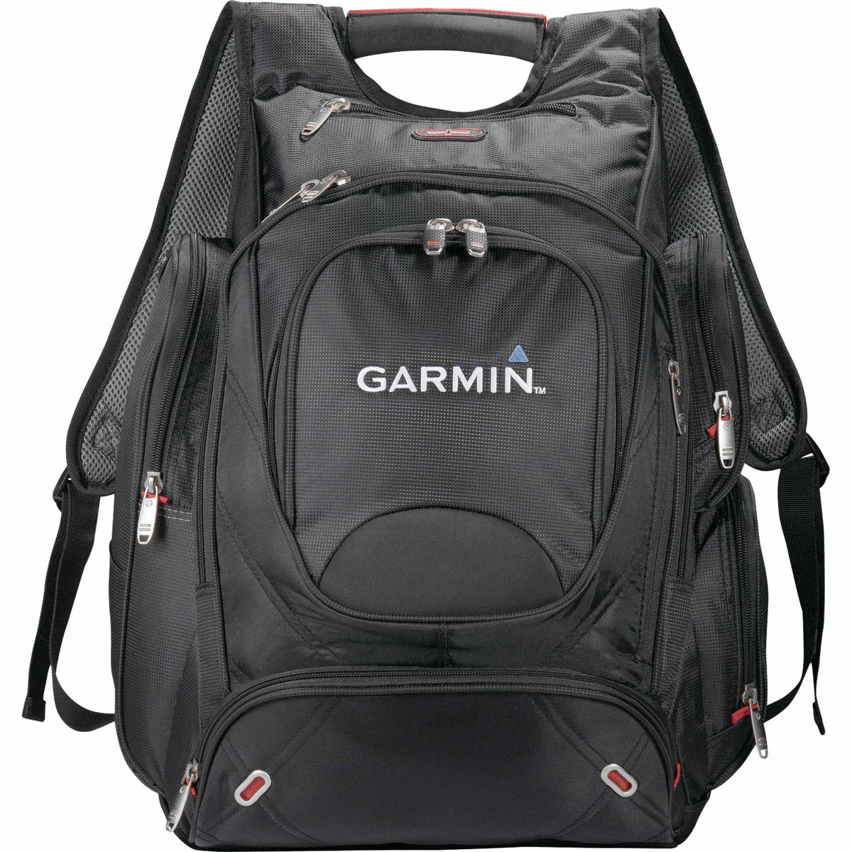 Checkpoint Friendly Laptop Backpack with File Divider, 17 Inch Transfer - Black - Front 2