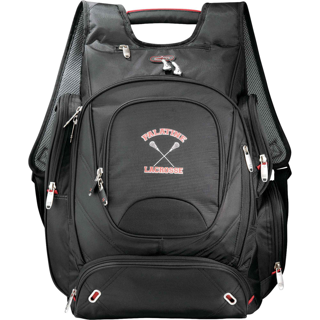 Checkpoint Friendly Laptop Backpack with File Divider, 17 Inch Transfer - Black - Front 3
