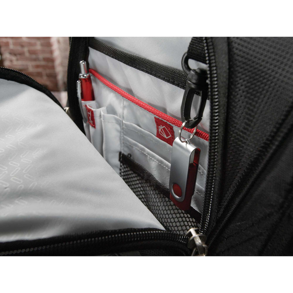 Checkpoint Friendly Laptop Backpack with File Divider, 17 Inch Transfer - Black - Photo 2