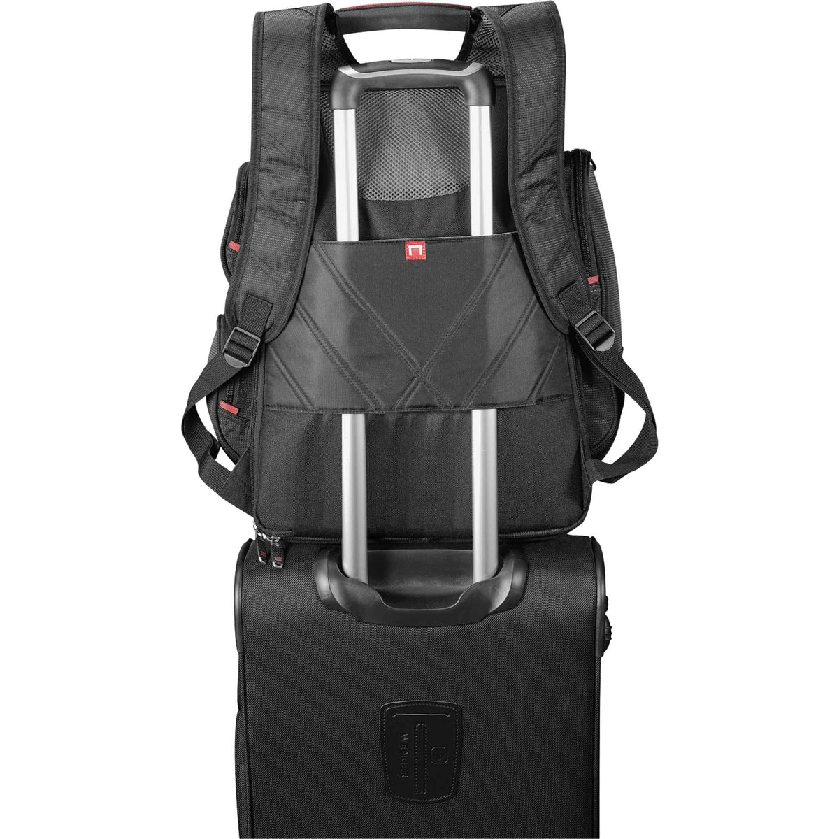 Checkpoint Friendly Laptop Backpack with File Divider, 17 Inch Transfer - Black - Photo 6