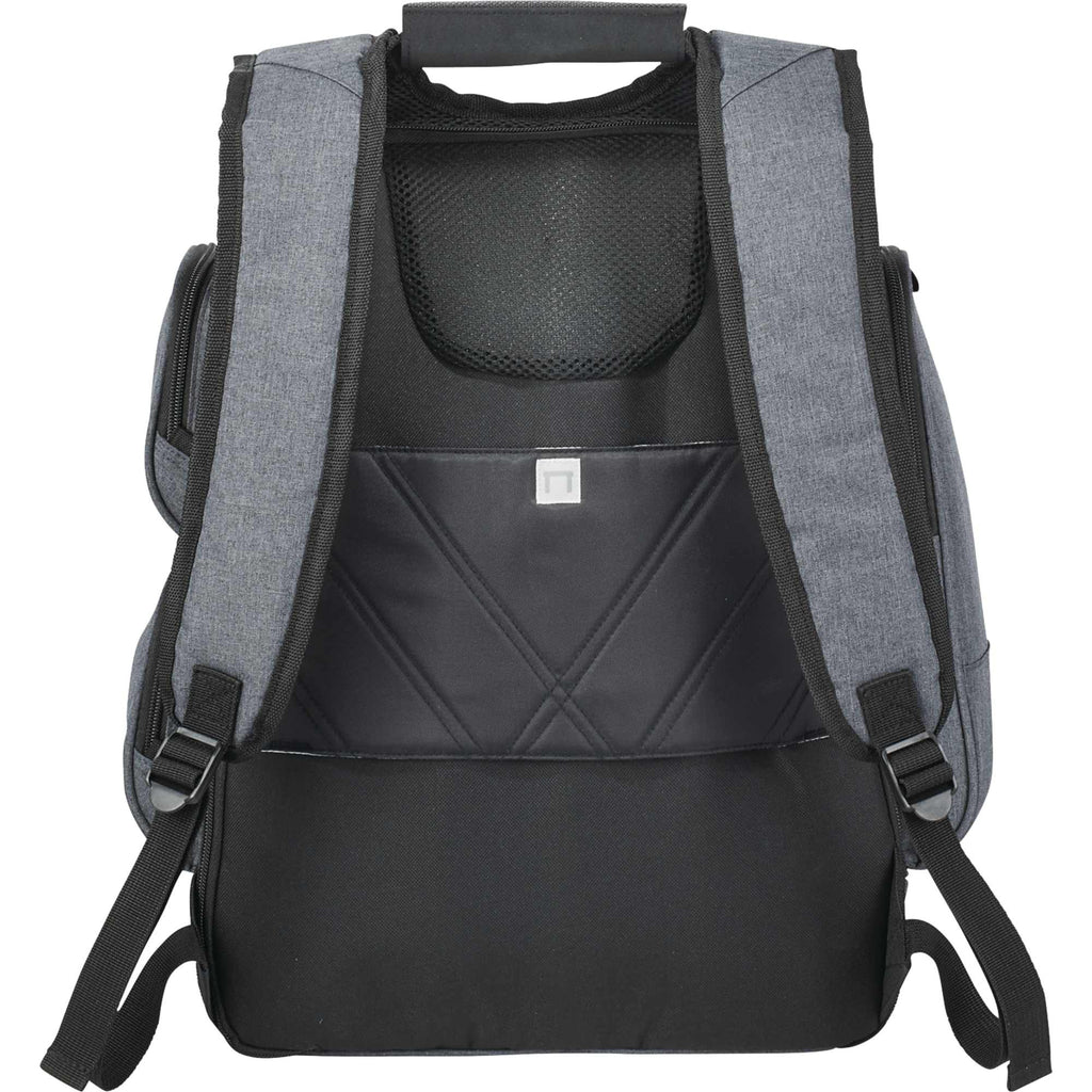 Checkpoint Friendly Laptop Backpack with File Divider, 17 Inch Transfer - Charcoal - Back