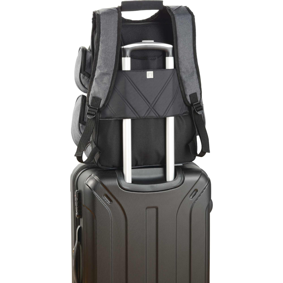 Checkpoint Friendly Laptop Backpack with File Divider, 17 Inch Transfer - Charcoal - Photo 3