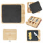 Cheese Server Set in Slate and Bamboo - Laser Engraving