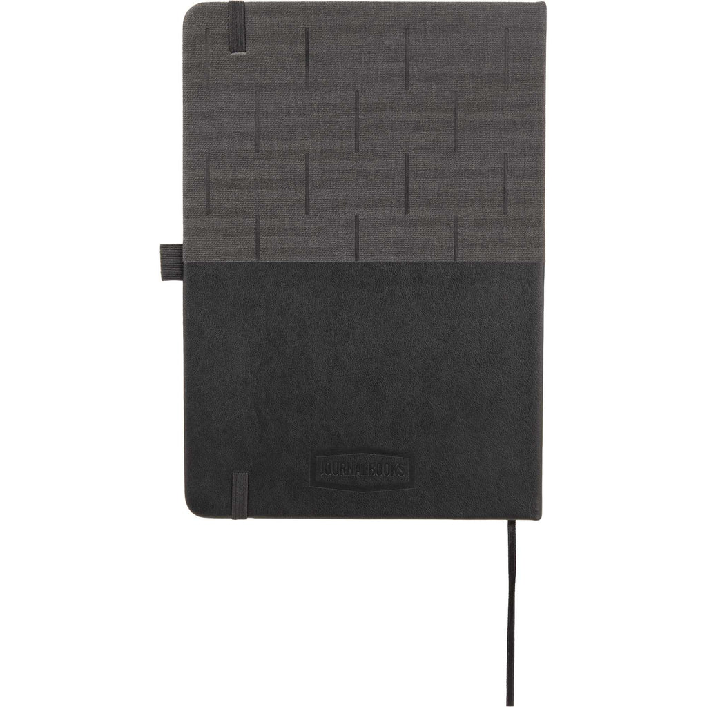 Chesapeake Recycled Journal, 5.5 x 8.5 Inches - Black - Back