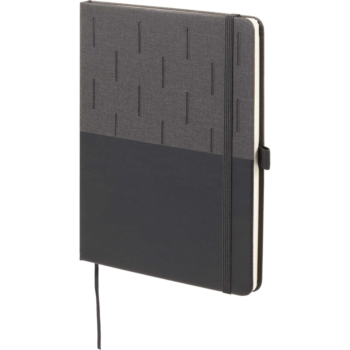 Chesapeake Recycled Journal, 5.5 x 8.5 Inches - Black - Left Angle