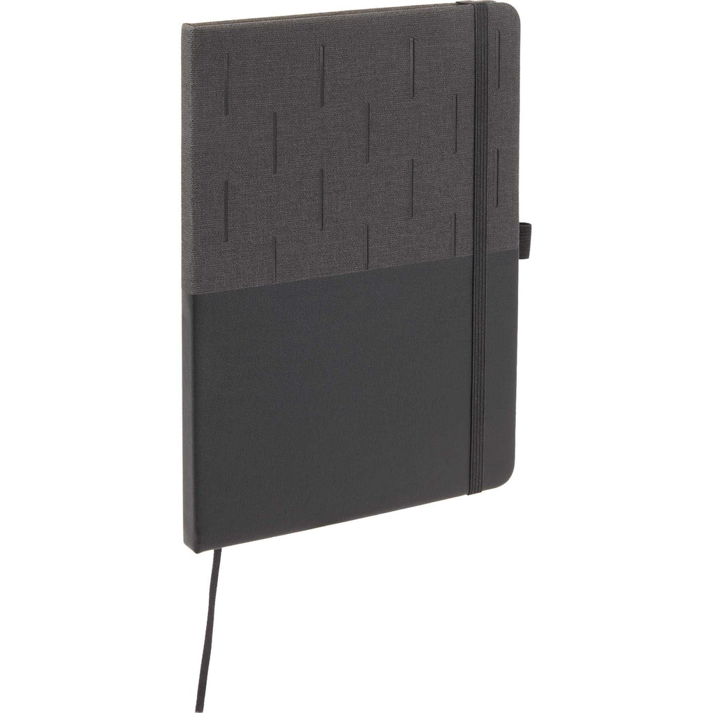 Chesapeake Recycled Journal, 5.5 x 8.5 Inches - Black - Right Angle