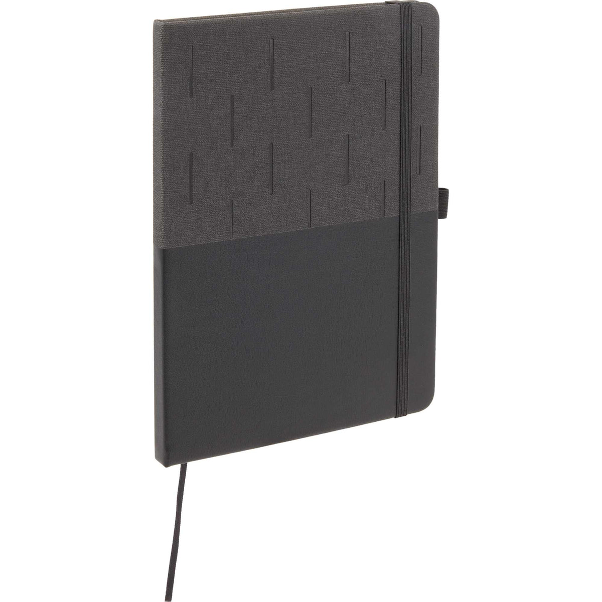 Chesapeake Recycled Journal, 5.5 x 8.5 Inches - Black - Right Angle